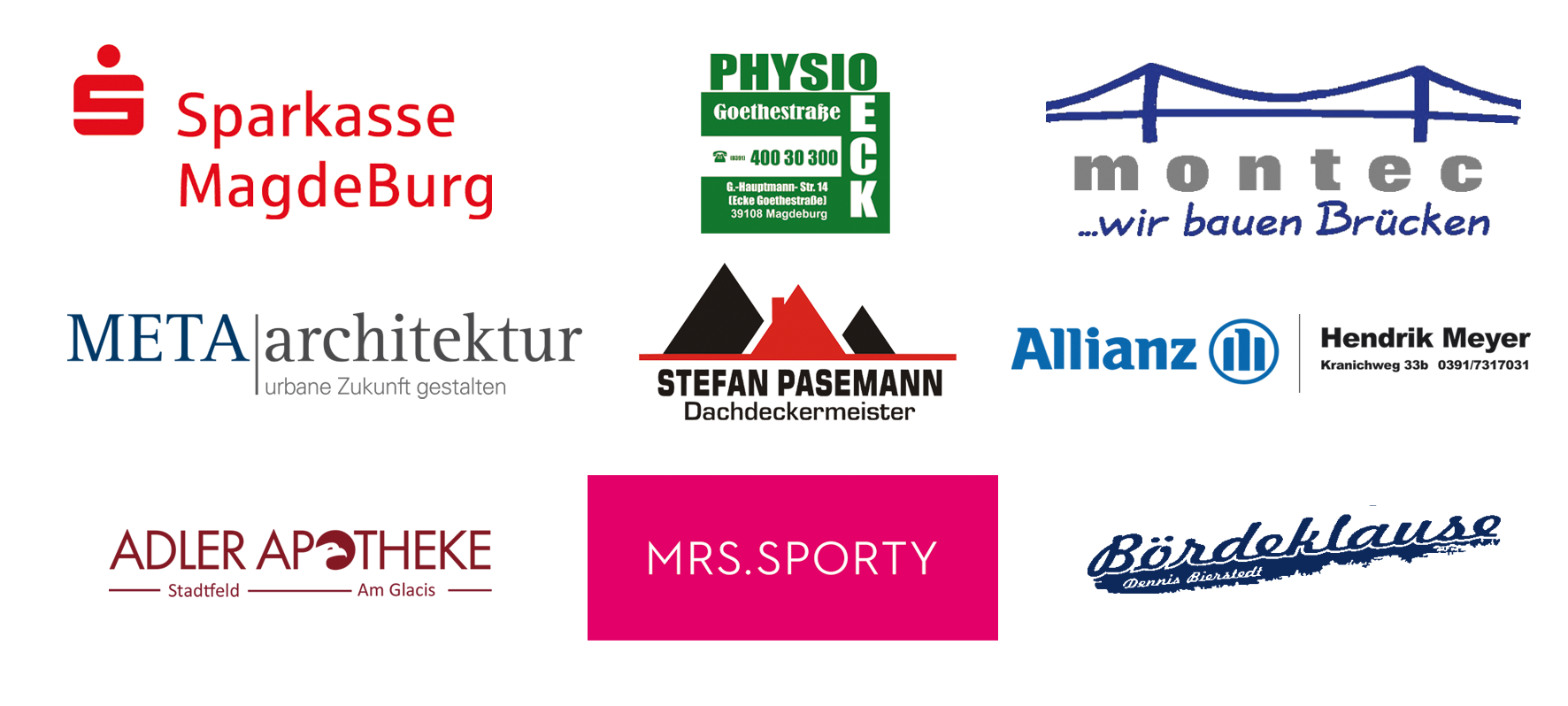 Sponsoren 2. Stadtfelder Schrotelauf